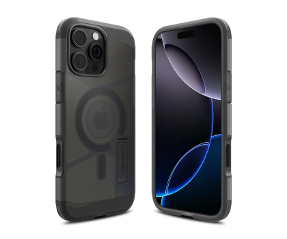 Etui do telefonów SPIGEN Tough Armor ”T” Mag Magsafe do Iphone 16 Pro Frost Black 8809971239035